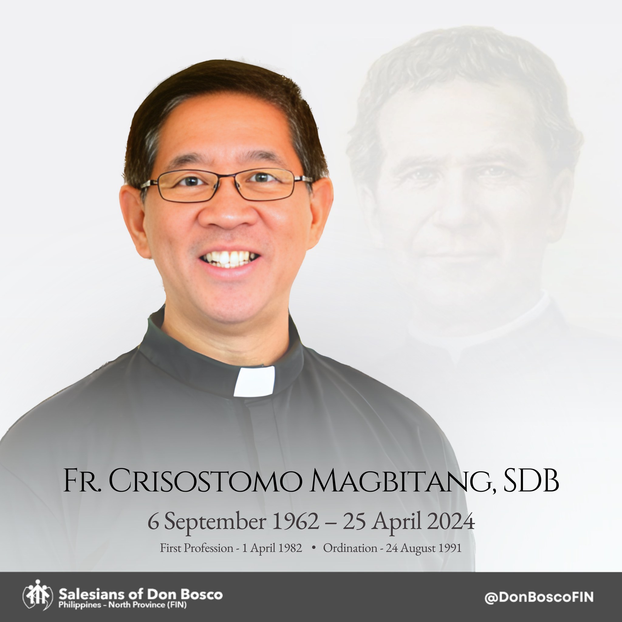 Salamat at Paalam, +Fr. Cris!