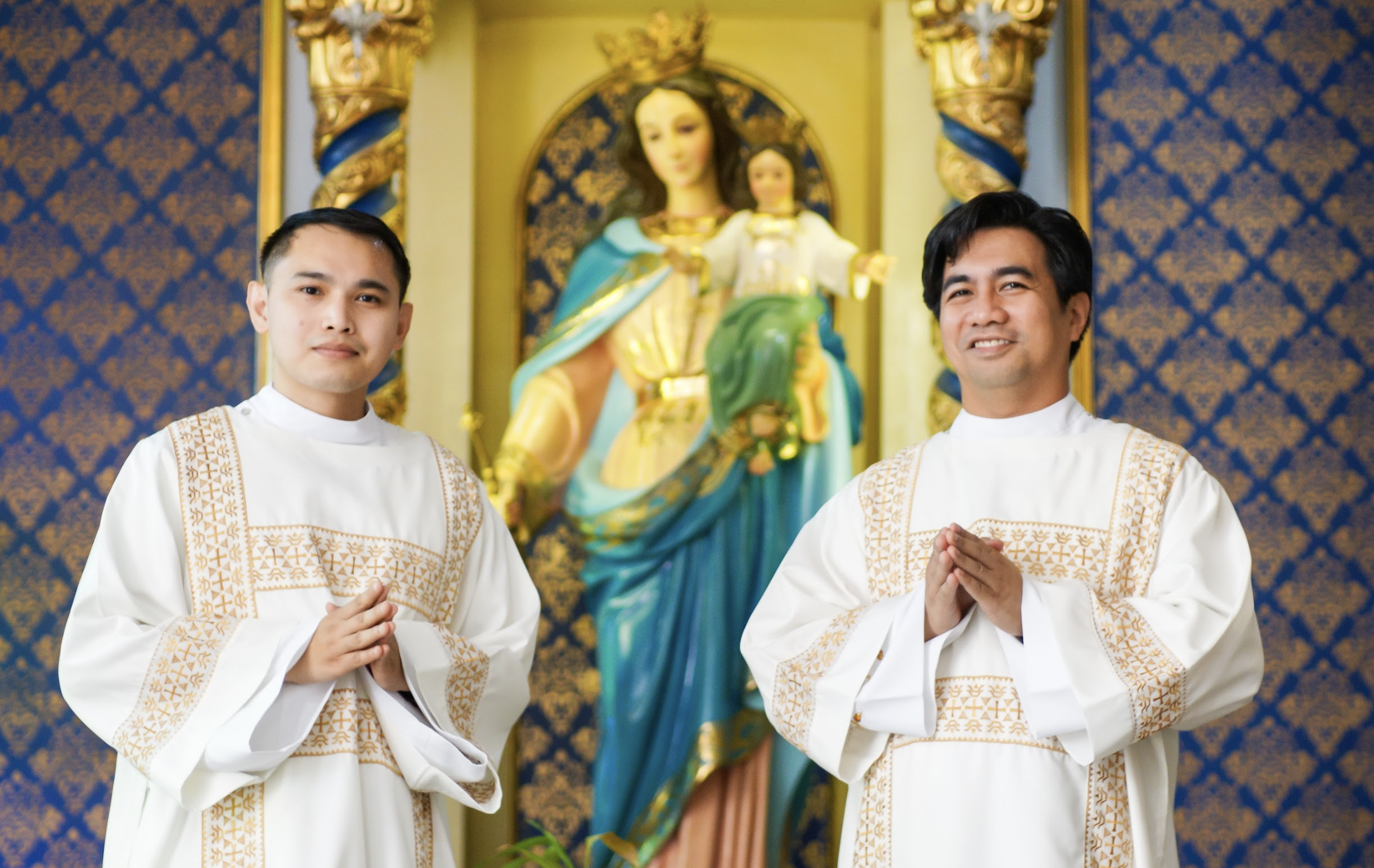 Church Welcomes 2 SDB Priests on MHC Solemnity